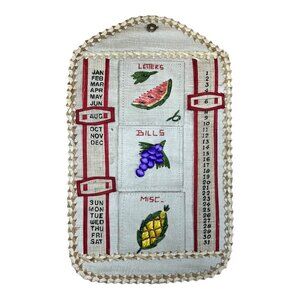 Vintage Calendar & Mail‎ Holder